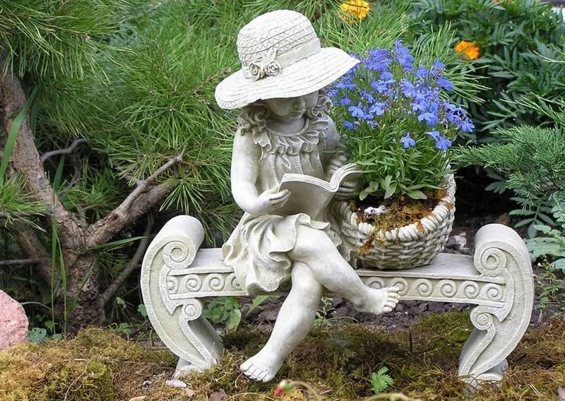 Садово-парковая скульптура для дачи – фото, правила размещения в саду