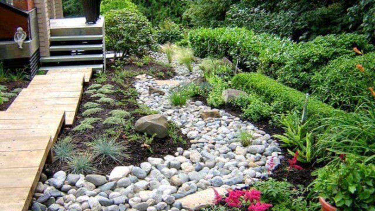 Сухой ручей в ландшафтном дизайне: какими растениями оформить и украсить, фото