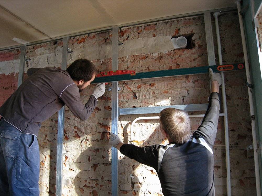 Как сделать стены из гипсокартона своими руками: видео инструкция