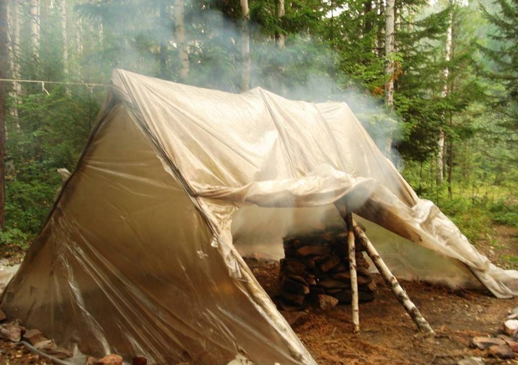 Походная баня: как сделать из палатки и полиэтилена своими руками (видео, фото, выкройки и чертежи)