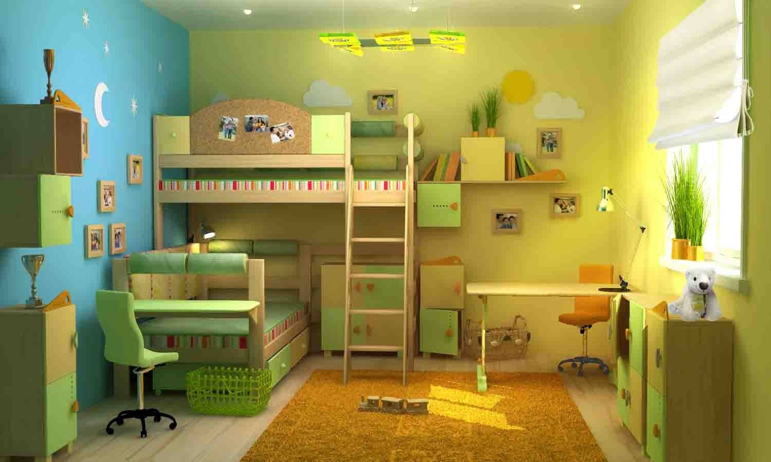 Как выбрать обои для детской комнаты разнополых детей