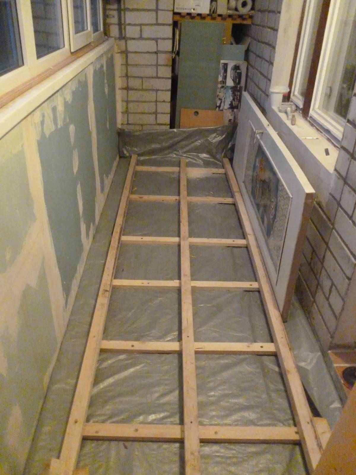 Делаем пол на балконе своими руками: видео инструкция, чем покрасить деревянный пол на балконе, стяжка пола на лоджии