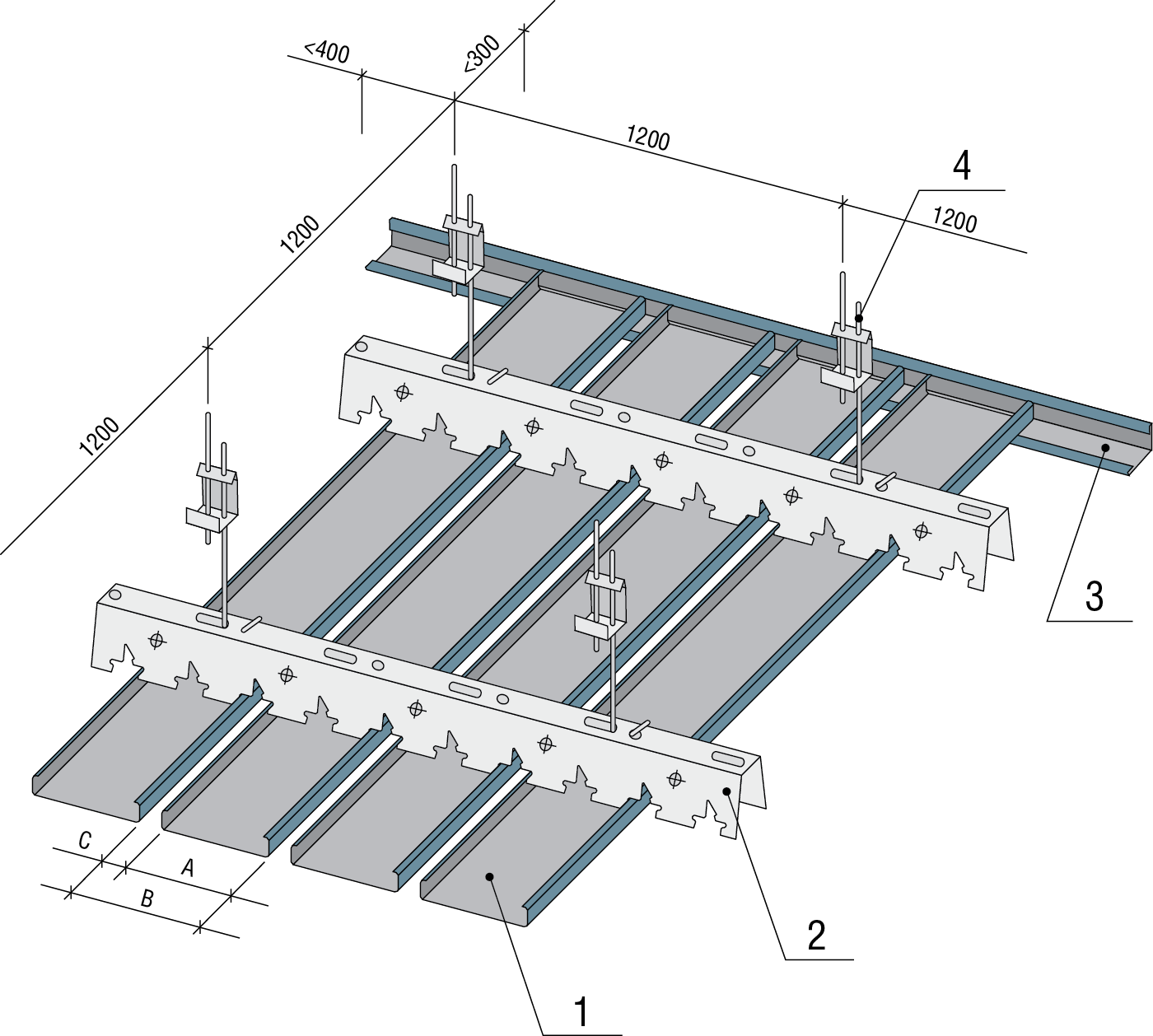 Ремонт реечного потолка: алгоритм демонтажа конструкции