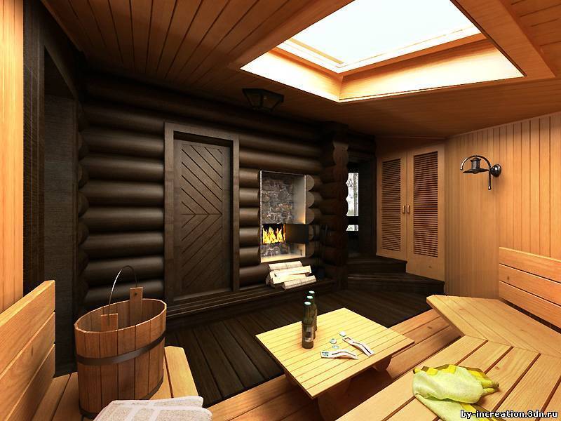 Комната отдыха в бане: дизайн интерьера