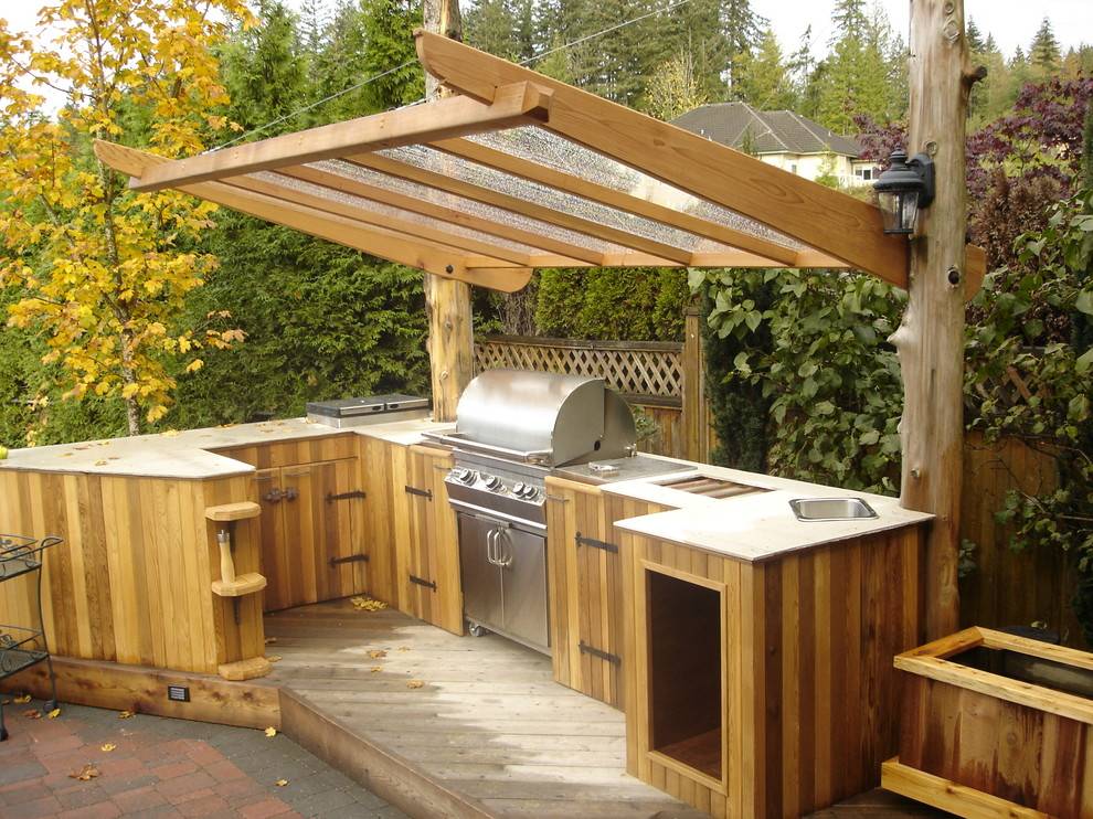 Летняя кухня на даче: простые конструкции для частного дома, особенности строительства своими руками