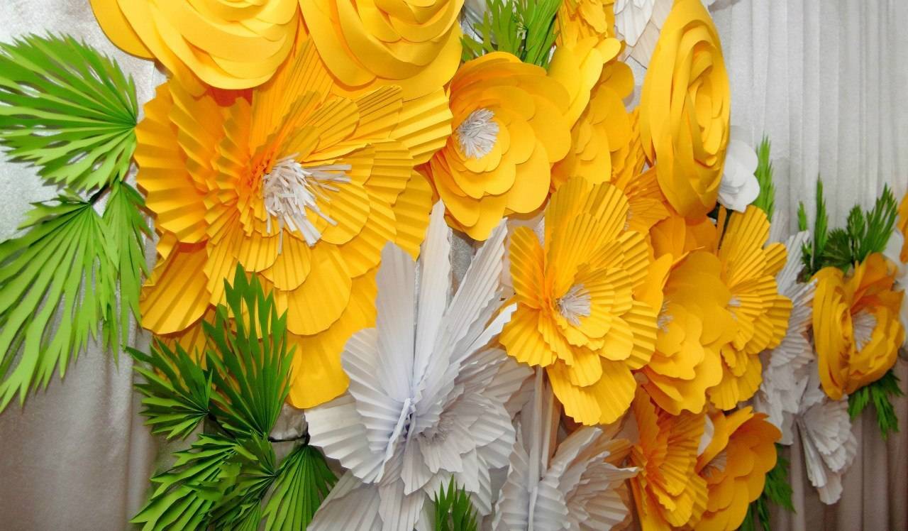 Большие цветы своими руками: 70 фото схем и шаблонов изготовления цветов