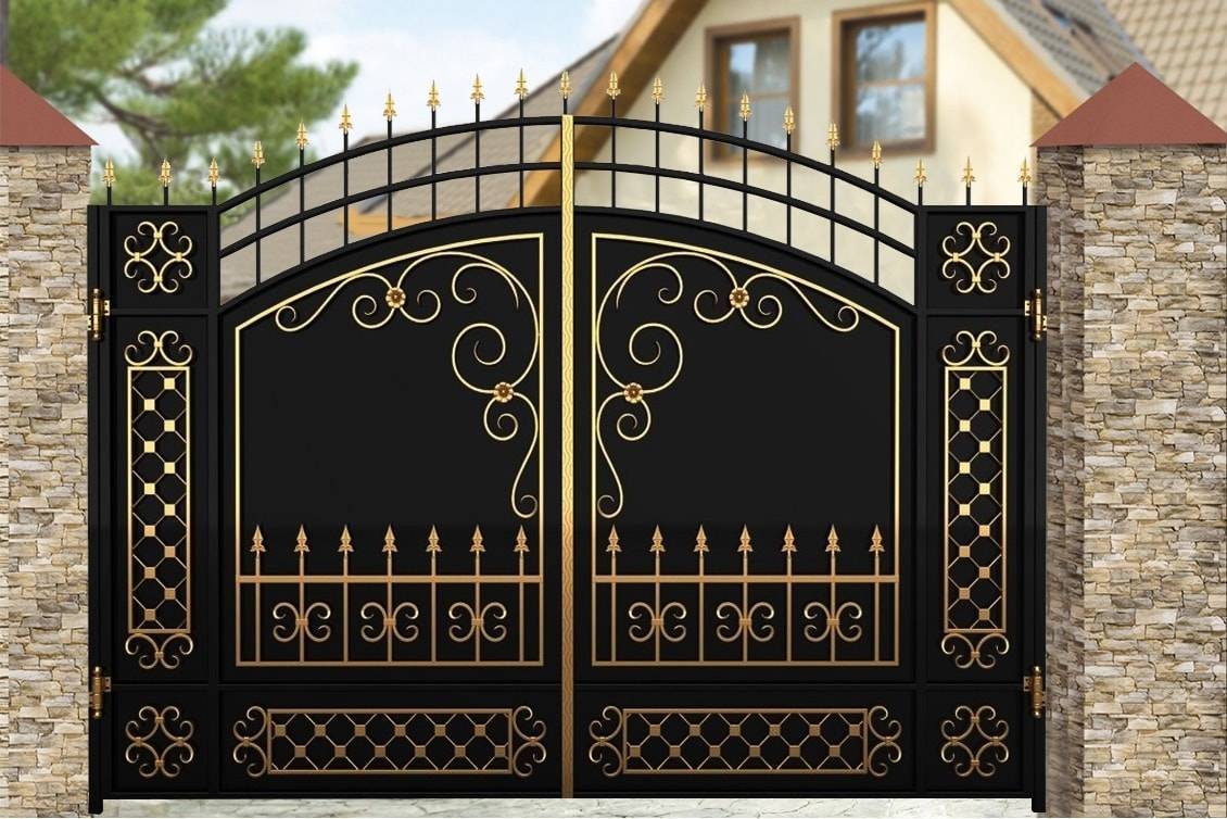 Какие ворота выбрать для частного дома? – виды, размеры и варианты дизайна (40 фото)