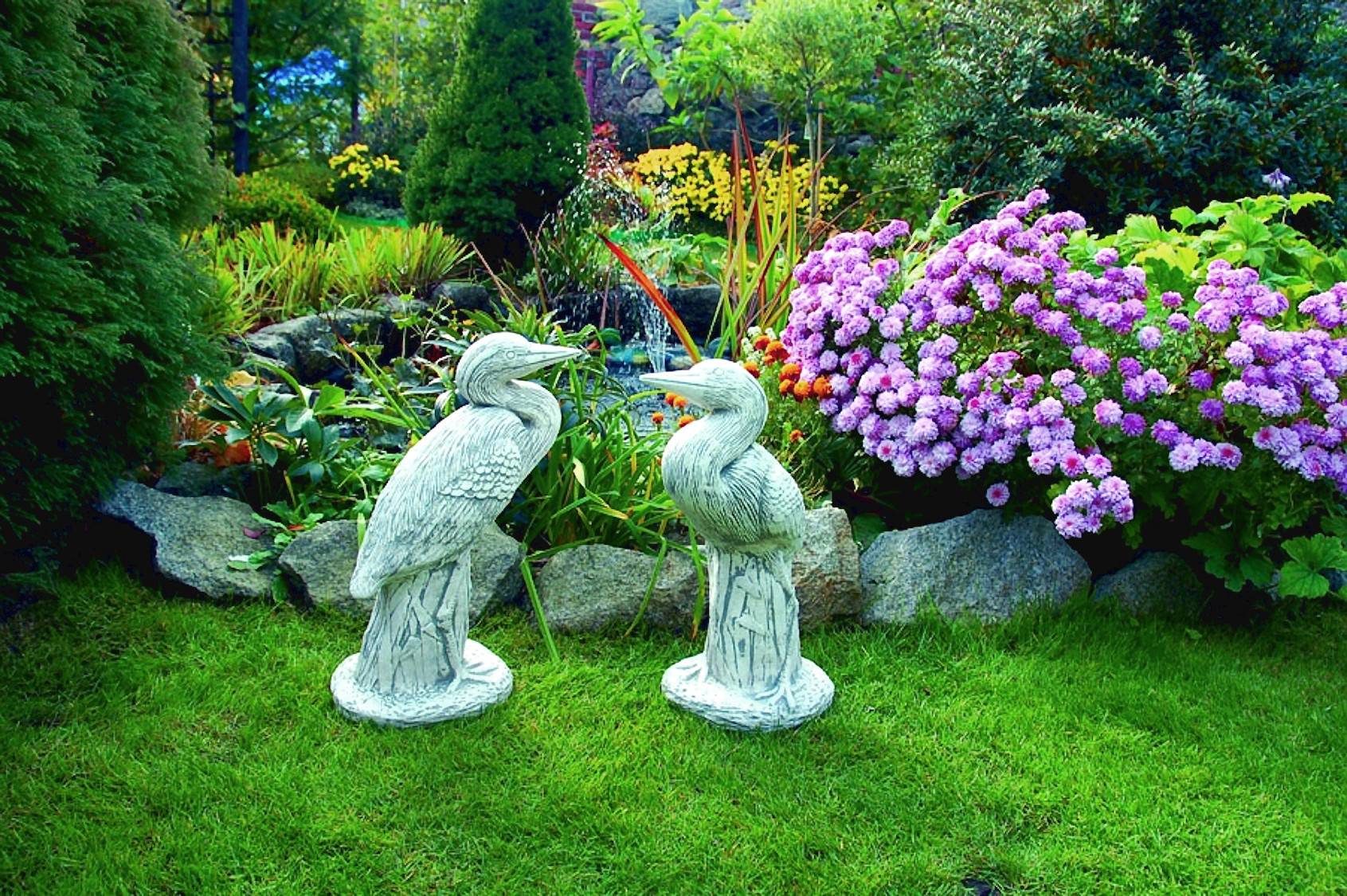 Садовые скульптуры - 110 фото идей из разных материалов и идей