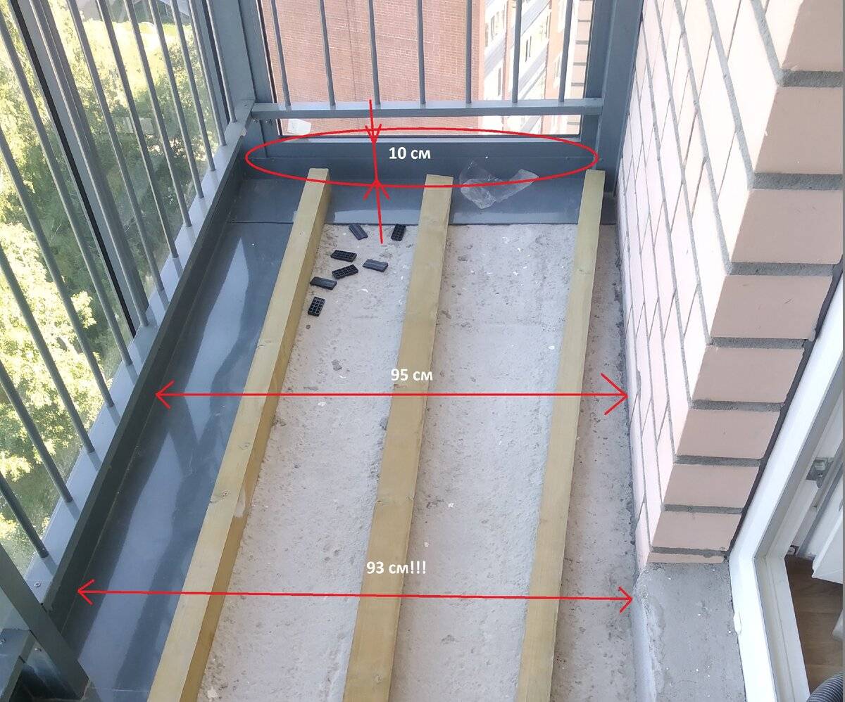 Пол на балконе: особенности создания качественной отделки