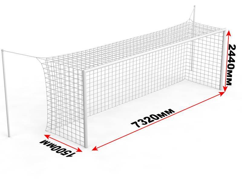Размер футбольных ворот - стандарты фифа: высота и ширина, требования