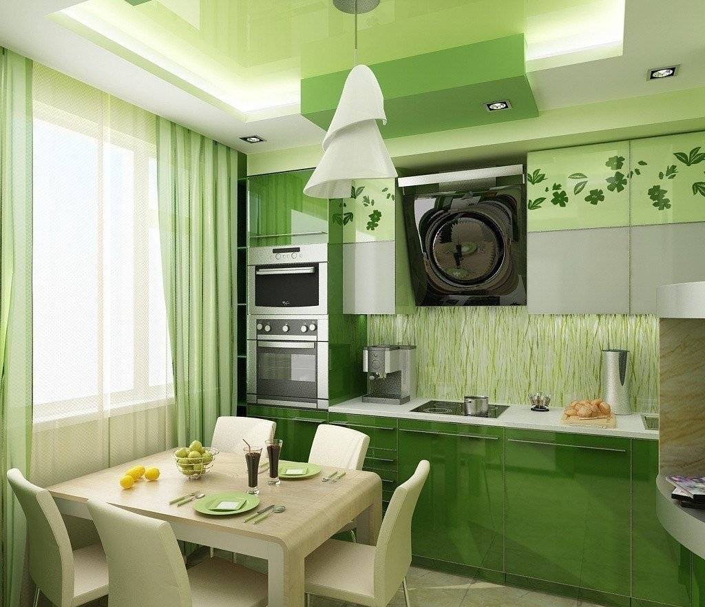 Зеленая кухня - 150 фото вариантов сочетания зеленой кухни
