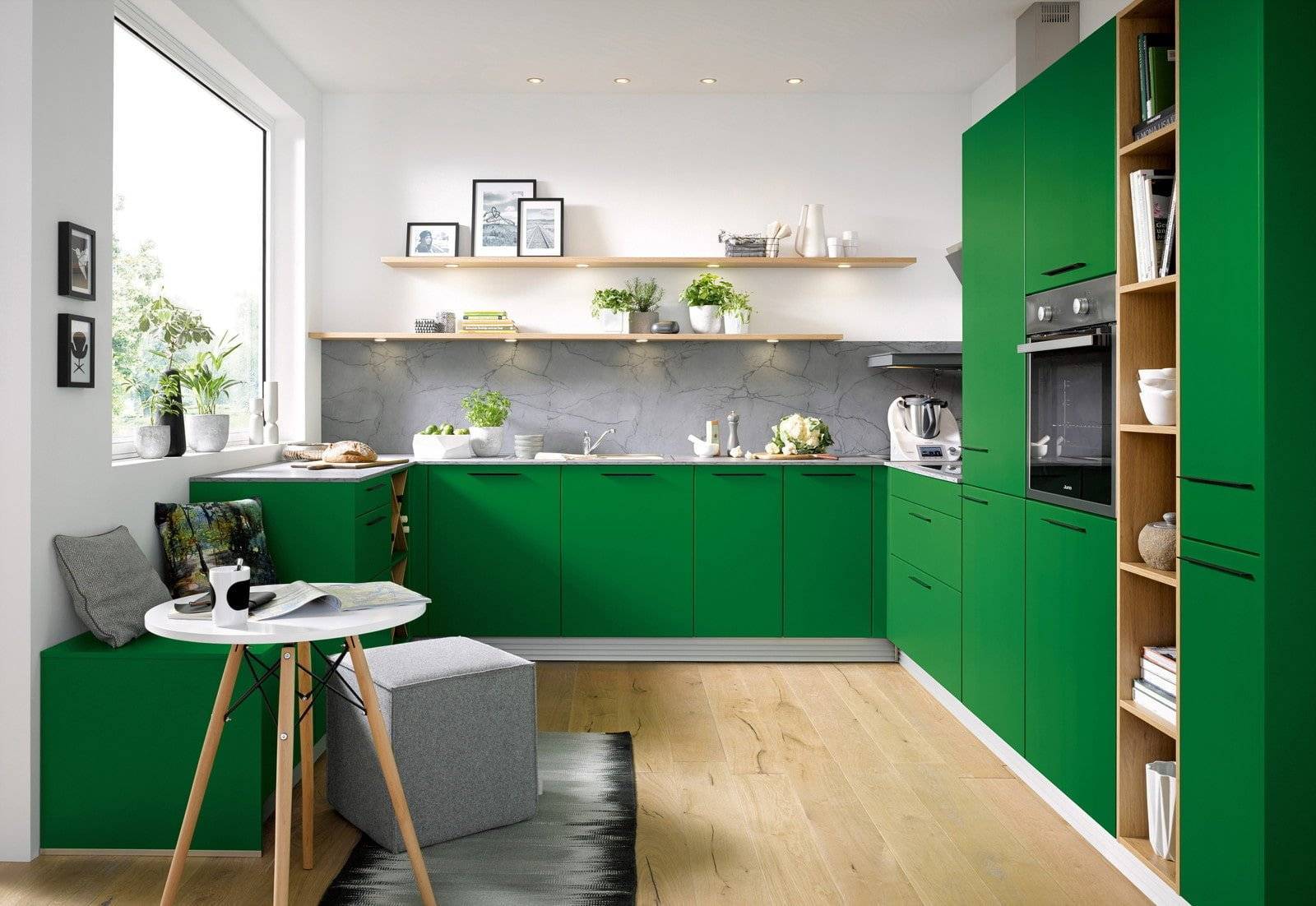 Зеленая кухня - лучшие идеи дизайна интерьера. 160 фото удивительных сочетаний